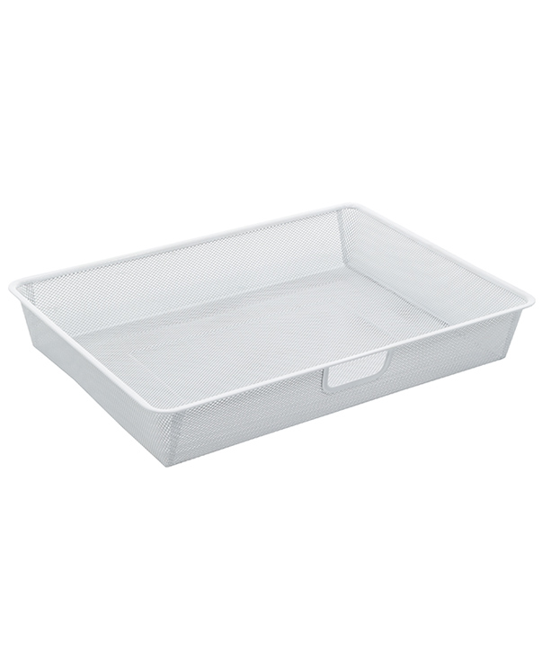 Корзина мелкосетчатая ПРАКТИК Home GBM 60х10 белая